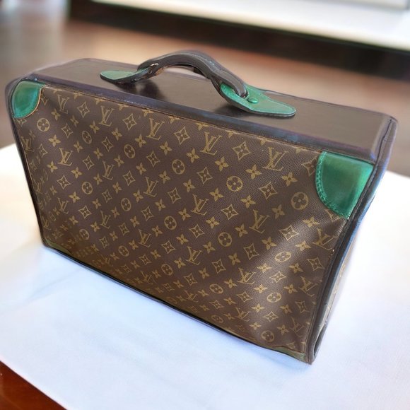 LOUIS VUITTON Authentic Custom Large Suitcase Vintage Artist 1 of a Kind Bag LV - Picture 5 of 15